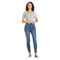 George Women's Henley Bodysuit, Sizes XS-XXL