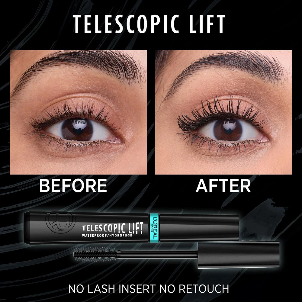 L'Oréal Paris Telescopic Lift Mascara, Up to +5MM length