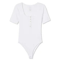 George Women's Henley Bodysuit, Sizes XS-XXL