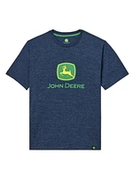 T-shirt à manches courtes avec logo John Deere pour hommes