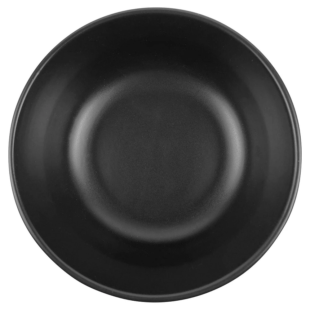 Mainstays Alessandra Matte Black Stoneware Bowl, MS BOWL ALLESANDRA