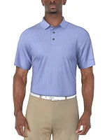 Ben Hogan Polo de golf en jacquard à imprimé géométrique Birdseye pour hommes Polo de Golf Ben Hogan Pour Homme