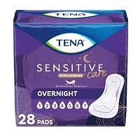 TENA Incontinence Pads for Women, Overnight, 28 Count, 28 Pads