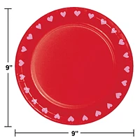 Plate 9" 8 Ct Patchwork