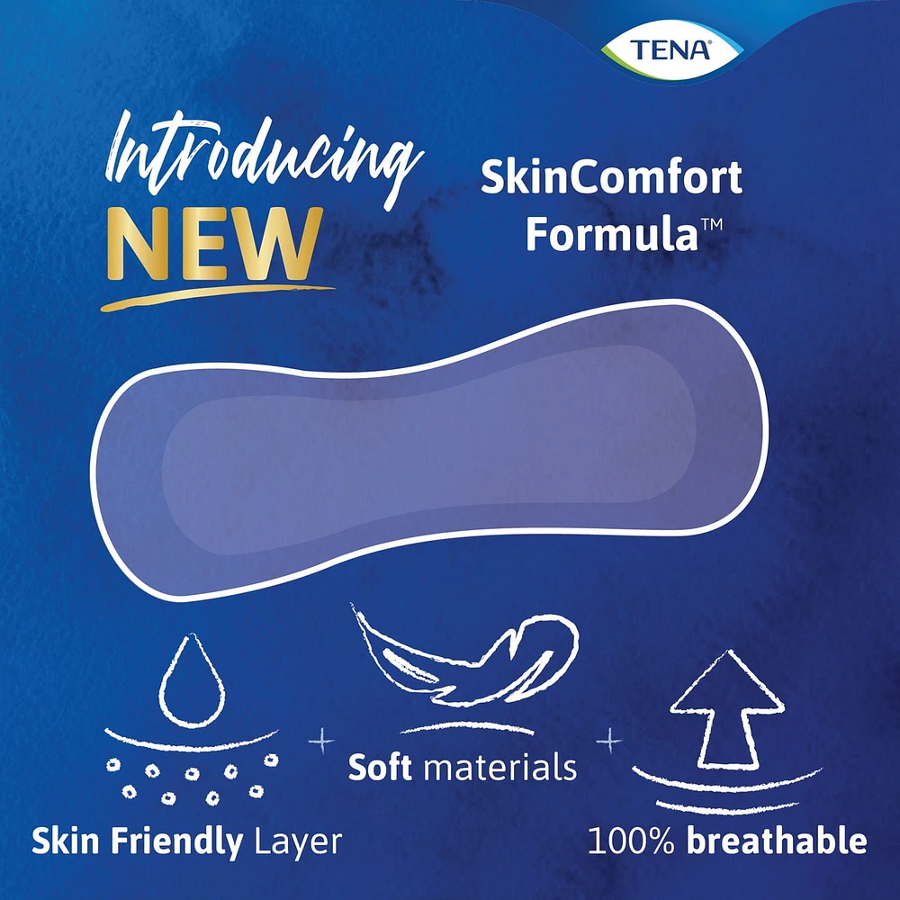 TENA® Ultimate Pad Regular Length 10ct, Long and wide pads designed to provide protection for heavy leakage