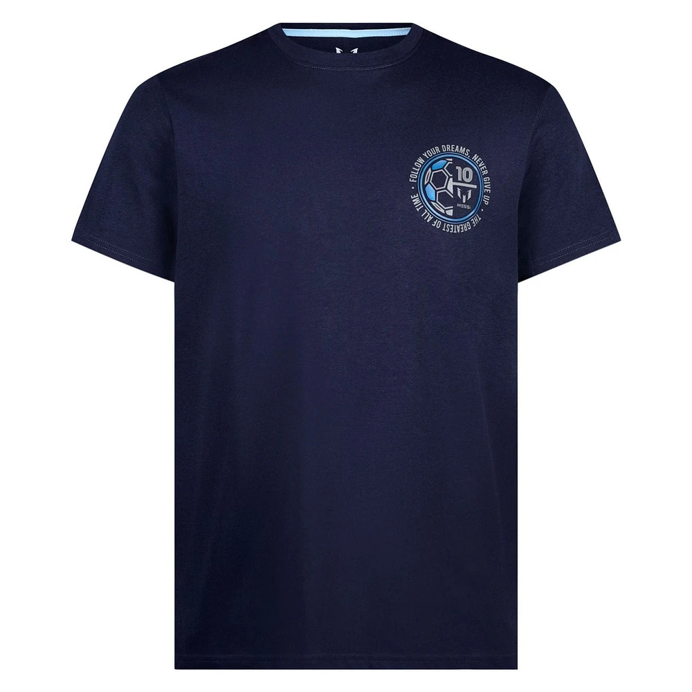 TSHIRT LOGO MESSI HOMMES Tailles P – TG