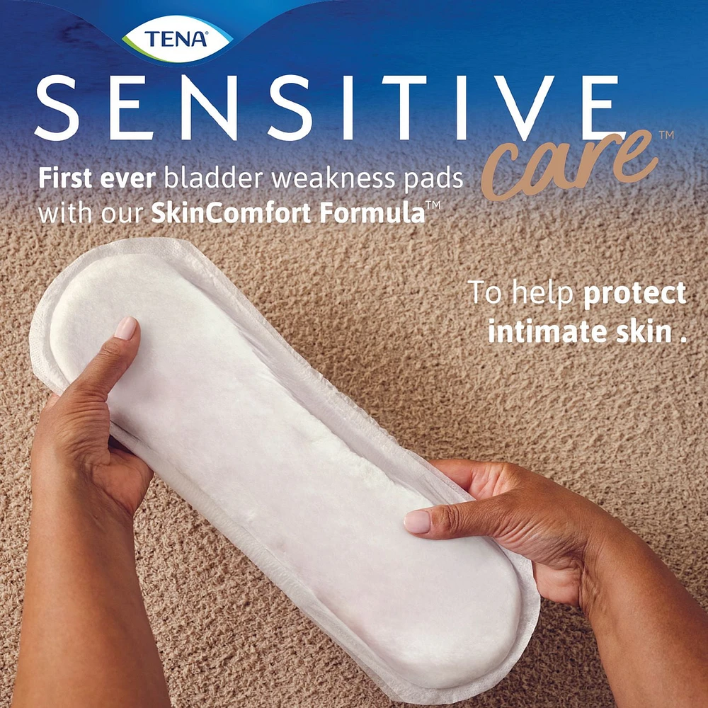 TENA® Ultimate Pad Regular Length 10ct, Long and wide pads designed to provide protection for heavy leakage