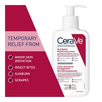 CeraVe Moisturizing Lotion for Itch Relief | minor skin irritation & scrapes Itch Relief Lotion with Pramoxine Hydrochloride | Fragrance Free | 237ml, 237 Milliliters, Lotion with 1% Pramoxine Hydrochloride