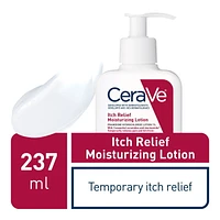 CeraVe Moisturizing Lotion for Itch Relief | minor skin irritation & scrapes Itch Relief Lotion with Pramoxine Hydrochloride | Fragrance Free | 237ml, 237 Milliliters, Lotion with 1% Pramoxine Hydrochloride