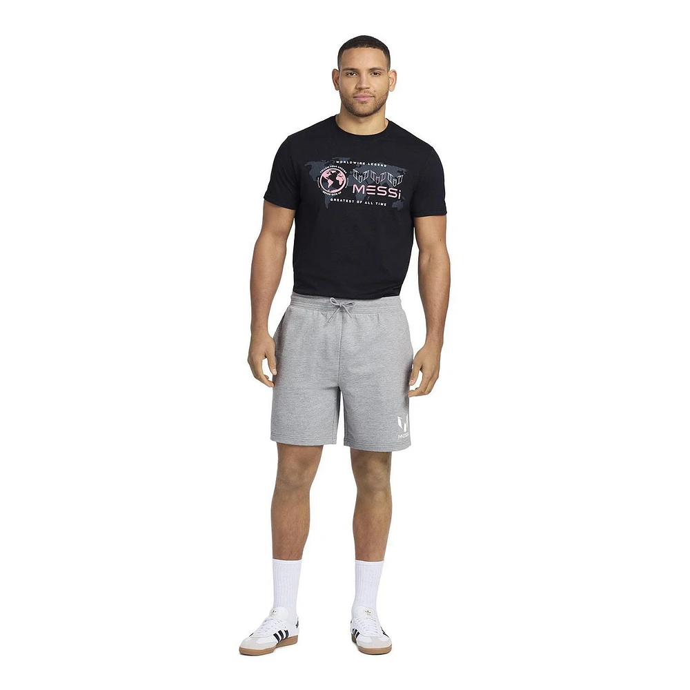 MESSI MEN'S FLEECE SHORTS, Sizes S – XL
