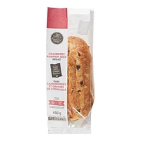 Your Fresh Market Cranberry Pumpkin Seed Bread, 450 g