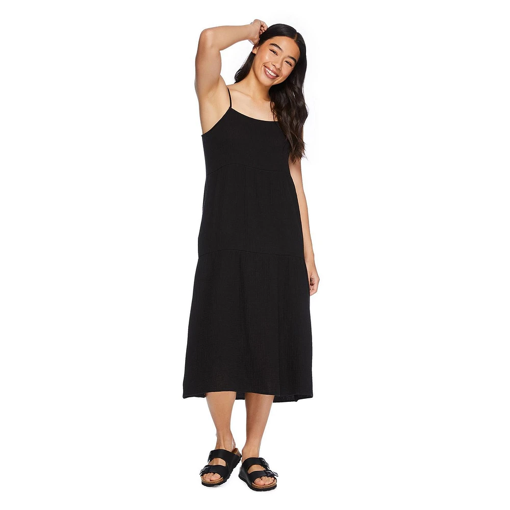 Wild Skye Women's Midi Tiered Dress