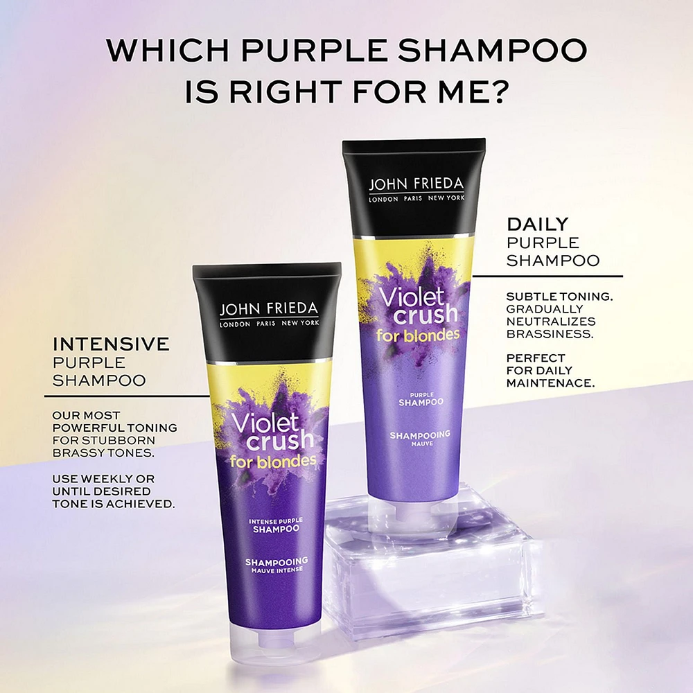 Shampooing mauve Violet Crush de John Frieda 250 mL