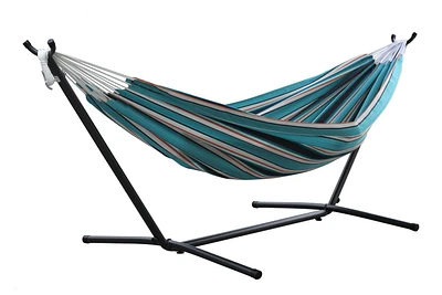 Vivere Ltd Vivere Combo Sunbrella Token Surfside Hammock with 9' Stand