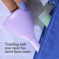 Billie 5-Blade Women’s Razor Travel Case - Lilac Pop, Travel Case