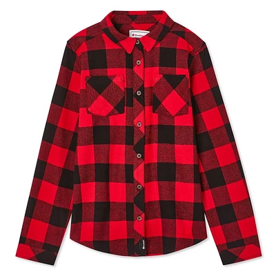 Canadiana Girls' Flannel Shirt