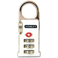 Stanley CD5730 Luggage TSA Clip Combination Padlock, 30MM 3 Digit in White