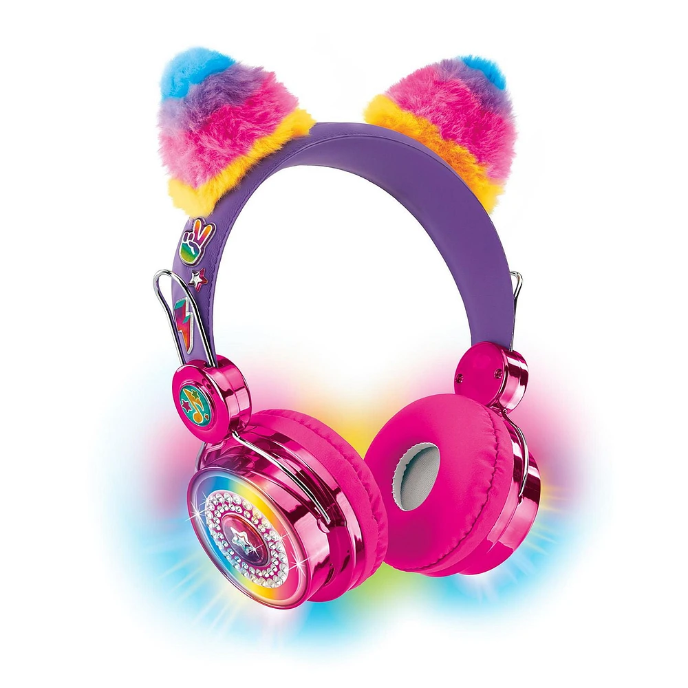 Cra-Z-Art: Be Inspired POM POM Bling Headphones, Customizable Headphones