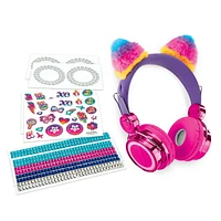 Cra-Z-Art: Be Inspired POM POM Bling Headphones, Customizable Headphones