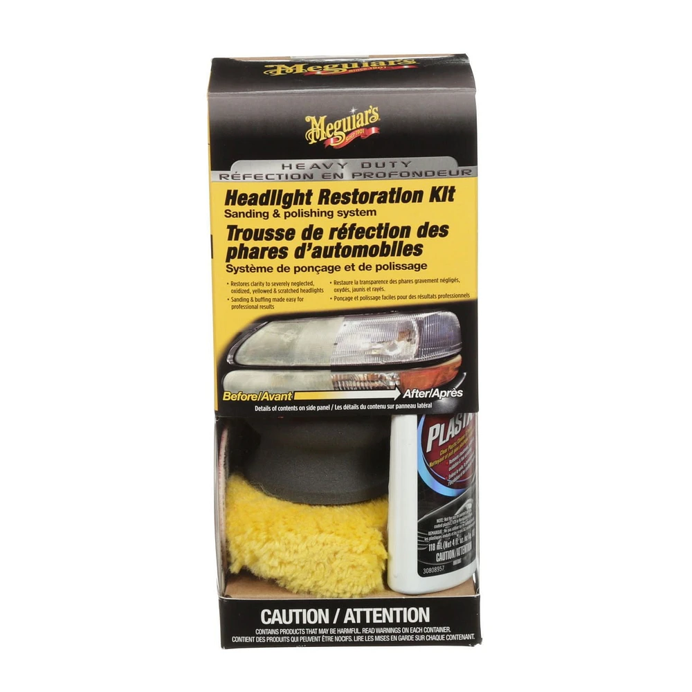 Meguiar’s® Heavy Duty Headlight Restoration Kit G3000C