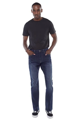 Jeaniologie ™ Men's 5-pocket Bootcut Jean - Dark Indigo Rinse, Size 28 -38