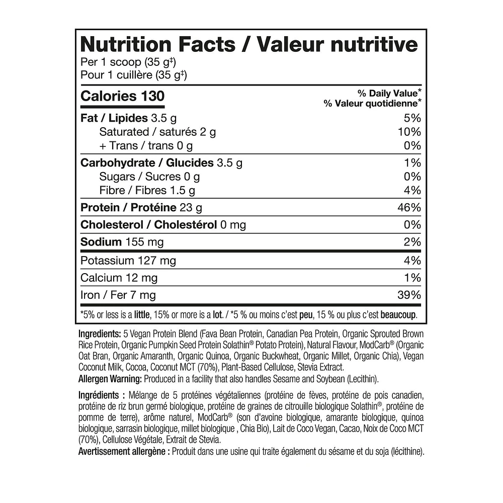 PERFECT Sports - DIESEL Vegan 100% Plant Based Protein Powder, Vanilla Ice Dream (700g)