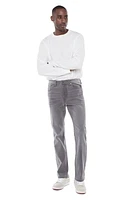 Jeaniologie ™ Men 5-Pocket Straight Fit Jeans | Grey, Sizes 28 - 38