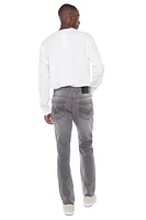 Jeaniologie ™ Men 5-Pocket Straight Fit Jeans | Grey, Sizes 28 - 38