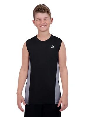 Reebok Boys Energy Colorblock Muscle Tank Top