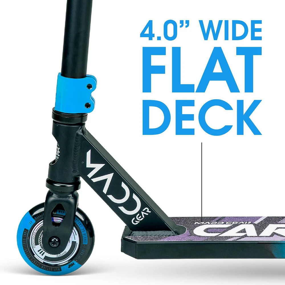 MADD GEAR Carve Pro Stunt Scooter, For Ages 6 Years and Up