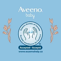 Aveeno Baby Crème nettoyante Soin de l'eczéma avec avoine colloïdale, pour bébés, peau sensible 236 ml