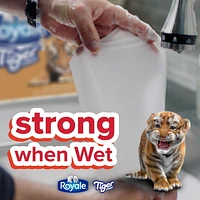 Essuie-tout Tiger Towel de Royale, 12 grands roul.=18 roul. ordinaires