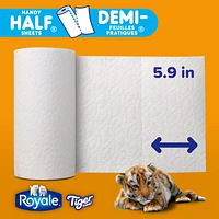 Essuie-tout Tiger Towel de Royale, 12 grands roul.=18 roul. ordinaires