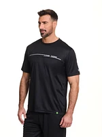 T-shirt à manches courtes et empiècement interlock John Deere pour hommes