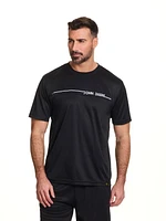 T-shirt à manches courtes et empiècement interlock John Deere pour hommes