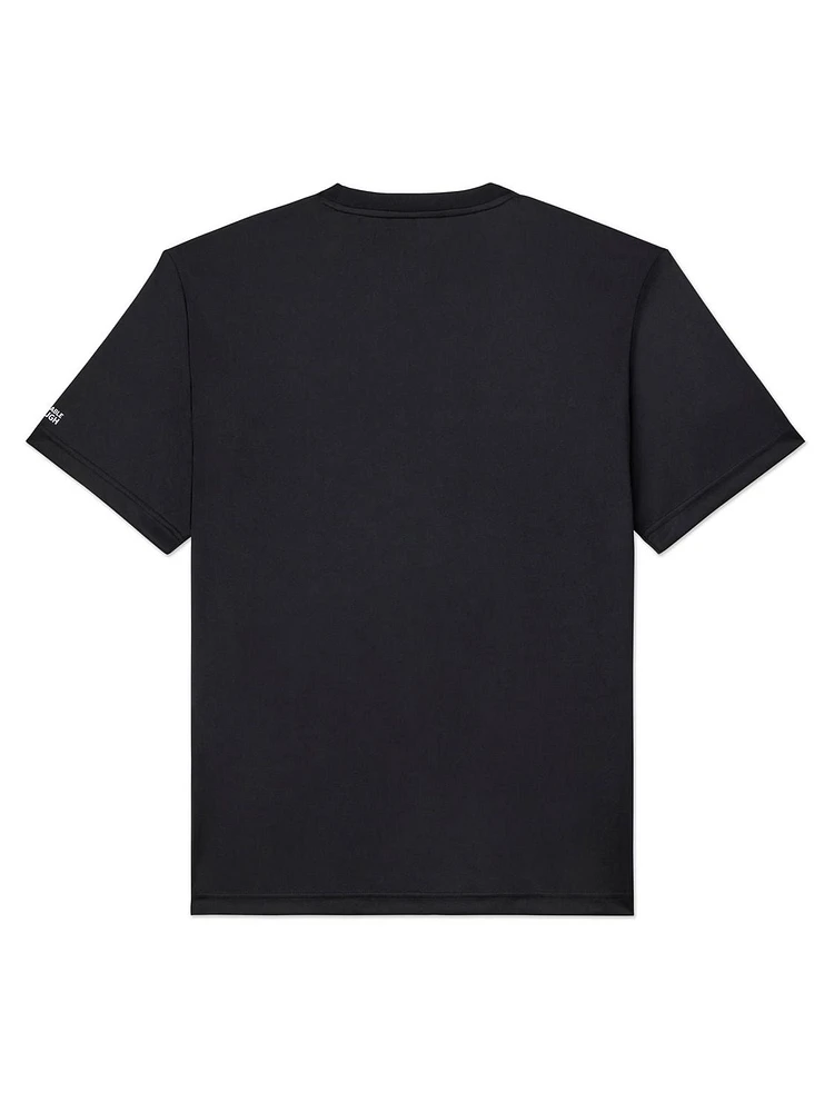 T-shirt à manches courtes et empiècement interlock John Deere pour hommes