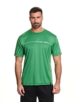 T-shirt à manches courtes et empiècement interlock John Deere pour hommes