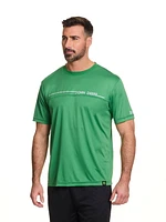T-shirt à manches courtes et empiècement interlock John Deere pour hommes