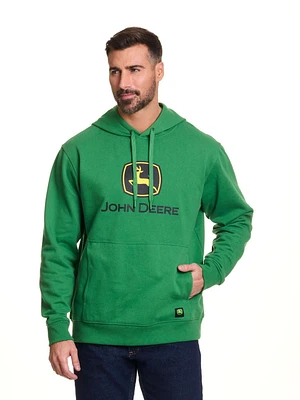 Sweat à capuche en polaire avec logo Core John Deere pour hommes