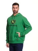 Sweat à capuche en polaire avec logo Core John Deere pour hommes