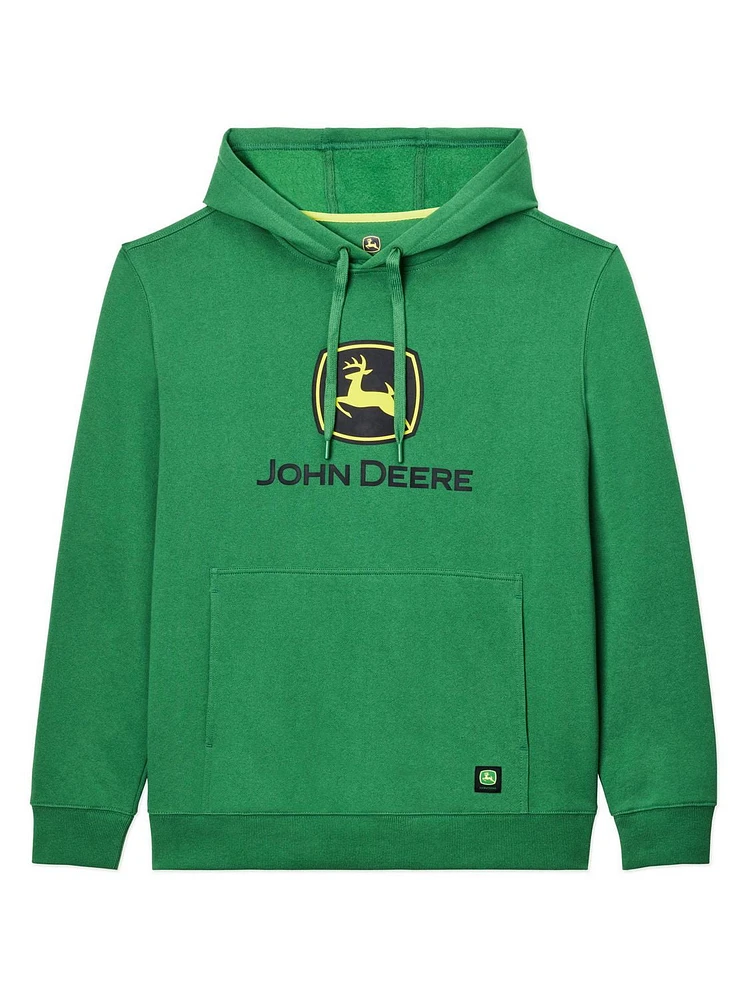 Sweat à capuche en polaire avec logo Core John Deere pour hommes