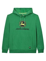 Sweat à capuche en polaire avec logo Core John Deere pour hommes