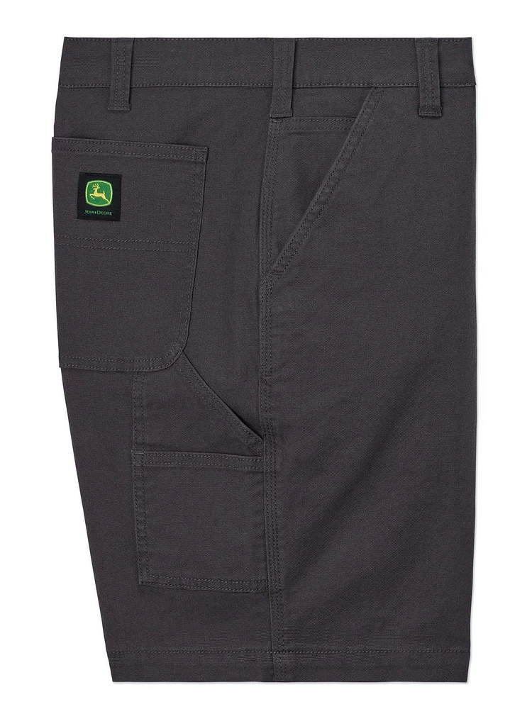 Short de charpentier extensible en canard John Deere pour hommes