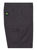 Short de charpentier extensible en canard John Deere pour hommes