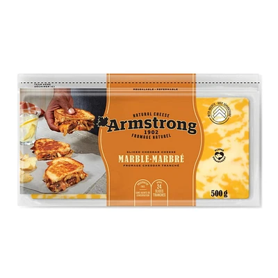 Armstrong Marble Cheddar Cheese Slices