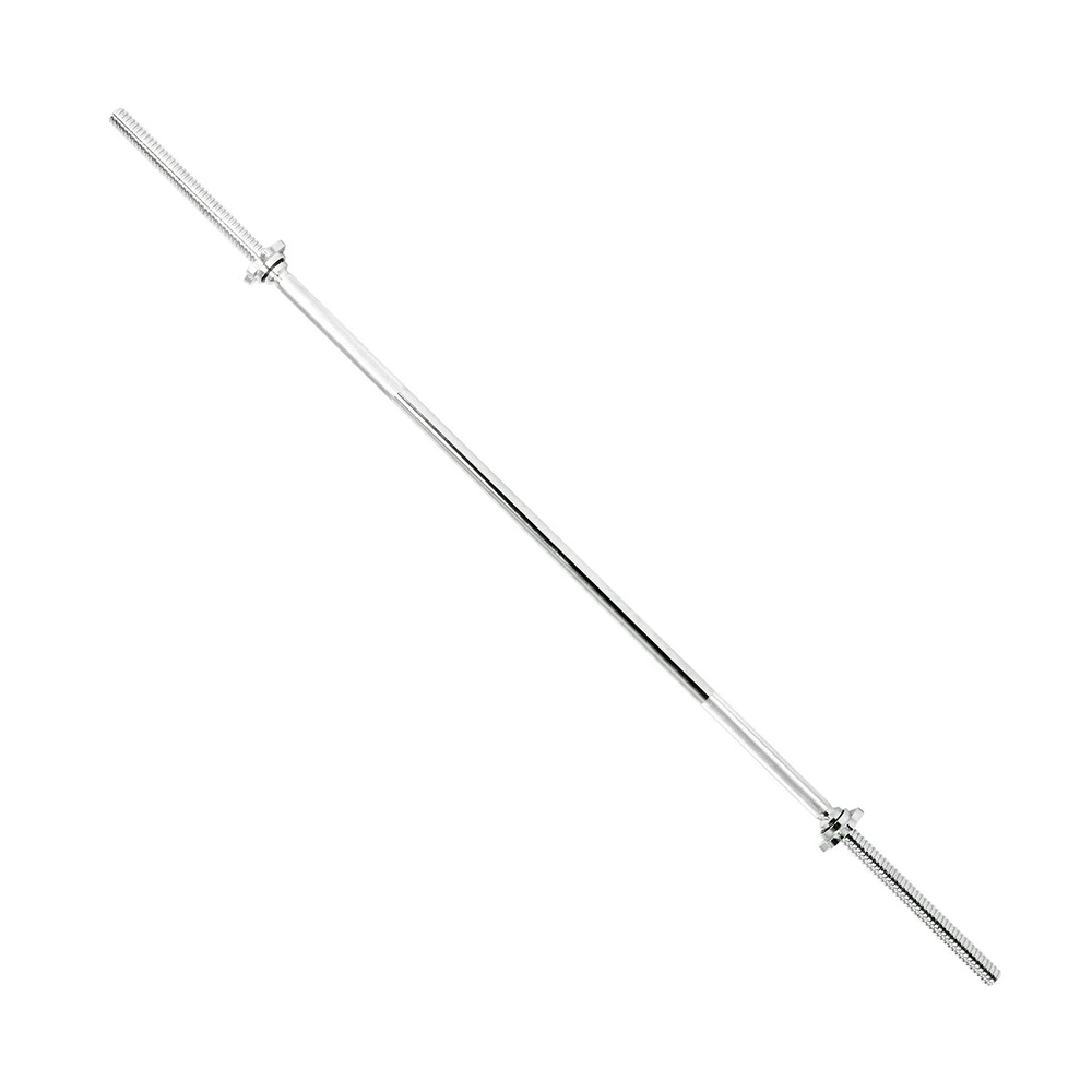 Sunny Health & Fitness 60 Inches Threaded Solid Chrome Barbell bar