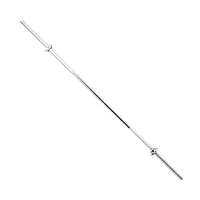 Sunny Health & Fitness 60 Inches Threaded Solid Chrome Barbell bar