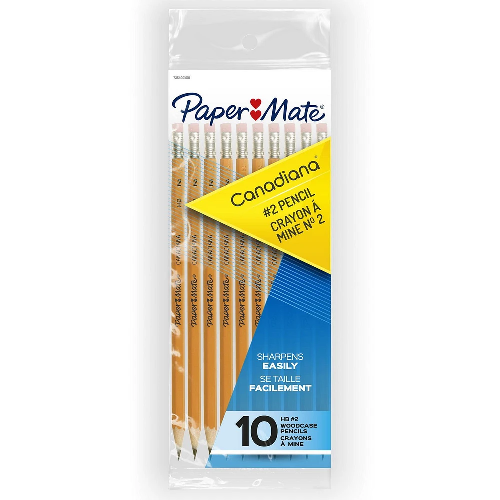 Paper Mate Canadiana Woodcase HB #2 Pencils