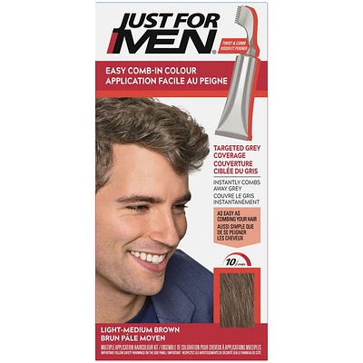 Application facile au peigne Just For Men pâle moyen A-30 1 pièce