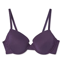 George Women's Super Soft Push-Up Lace Bra